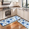 thumbnail image 3 of Kitchen Rugs Sets Of 2,Pioneer Flower Floral Print Pattern Anti Fatigue Kitchen Mat Rugs Non Slip Washable,Decorative Kitchen Floor Mats for Kitchen,Sink,Laundry,17"x47"+17"x47", 3 of 5
