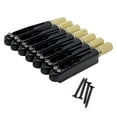 thumbnail image 4 of Kit de accesorios metálicos para puente de guitarra eléctrica sin clavijero con 4 tornillos. Reemplazo para guitarra eléctrica sin clavijero de 7, 4 of 9