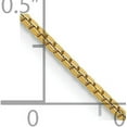 thumbnail image 4 of Avariah Diamonds Solid 14K Yellow Gold 1.3mm Box with Lobster Lock Bracelet - 8", 4 of 8
