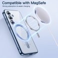 thumbnail image 4 of JETech Electroplated Case for Samsung Galaxy S24 6.2-Inch, Camera Lens Full Protection, Compatible with MagSafe Wireless Charging, Shockproof Soft TPU Phone Cover (Sapphire Blue), 4 of 7