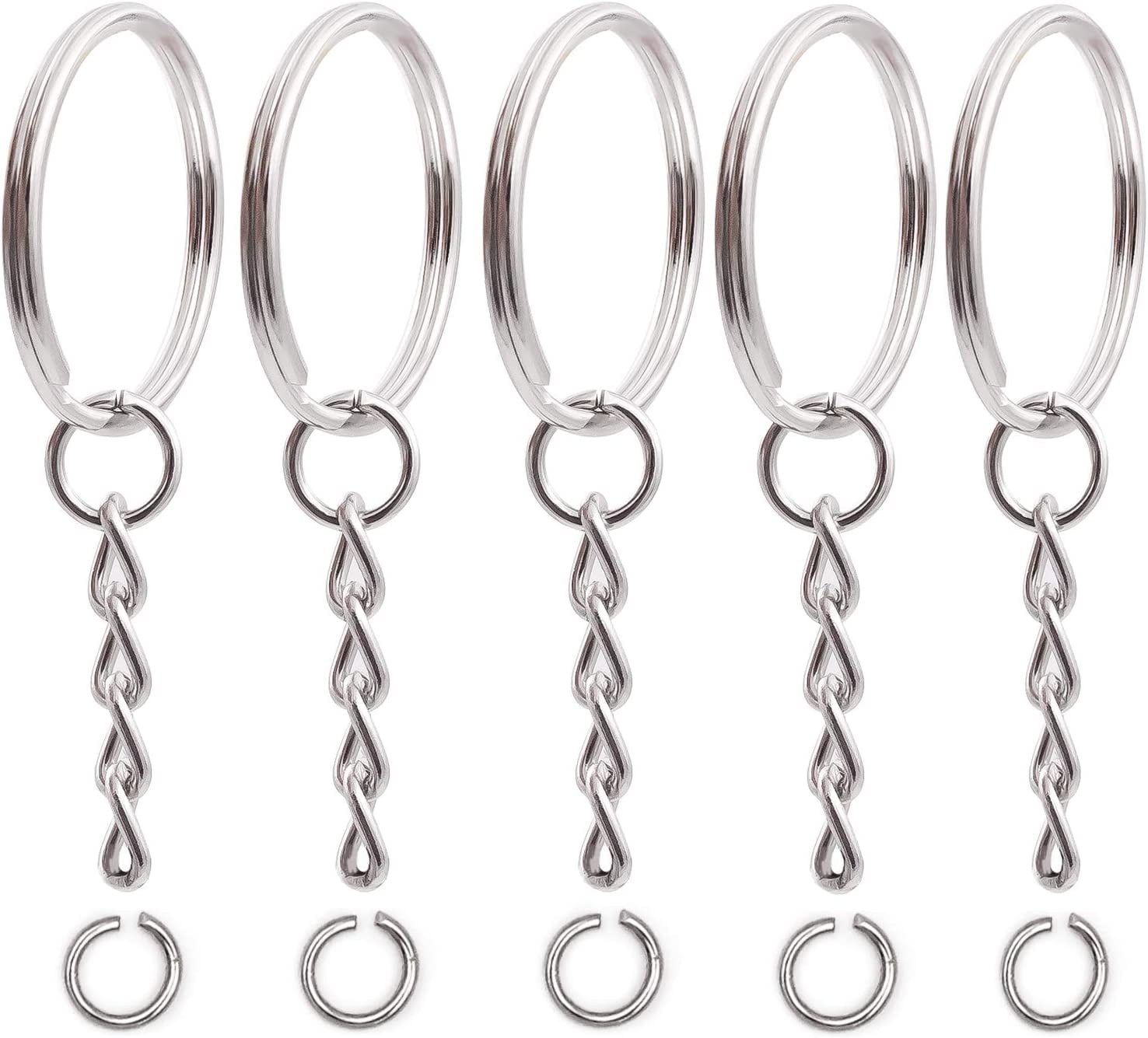 DIY Crafts 25mm Metal Split Key Ring with Chain Key Chain Price in India -  Buy DIY Crafts 25mm Metal Split Key Ring with Chain Key Chain online at  Flipkart.com