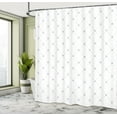 thumbnail image 4 of Ambesonne Fleur De Lis Shower Curtain, Damask Pattern Vintage, 69"Wx84"L, Pale Lavender, 4 of 4
