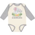 thumbnail image 3 of Inktastic I'll Never Forget That My Big Brother Loves Me Cute Elephant Boys or Girls Long Sleeve Baby Bodysuit, 3 of 5