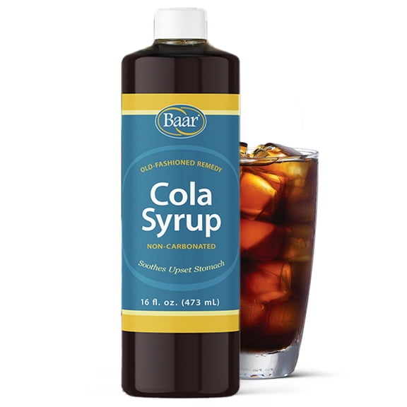 Baar Products - Cola Syrup - Soothes Stomach, Relieves Digestive Distress - Supports Kidney, Bladder - No Carbonation - 16 oz
