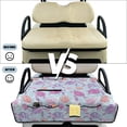 thumbnail image 6 of COEQINE 2-in-1 Golf Cart Seat Cover & Carry Bundle, Folds Like a Bag with Handle, Universal Fit for Two-Seaters, 4 Storage Pockets, Machine Washable Polyester, Sea Turtle Coral Purple, 6 of 8