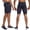 Black, variant on LYMAYTER Men Compression Shorts High Elasticity Male Sport Shorts Leggings Yoga Jogger Pants S-3XL
