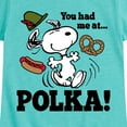thumbnail image 3 of Peanuts - You Had Me At Polka - Toddler & Youth Girls Short Sleeve Graphic T-Shirt, 3 of 6