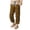Gold, variant on YUEHUA Boys Christmas Plaid Jogger Sweatpants Ice String Light Print Elastic Waist Pockets Soft Blend Winter Pants for Holiday Daily Wear and Cold Weather Comfort