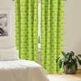 thumbnail image 2 of Ambesonne Rural Curtains, Country House on Hills, Pair of 28"x63", Multicolor, 2 of 5
