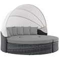 thumbnail image 3 of Modway Summon Canopy Outdoor Patio Sunbrella® Daybed in Canvas Gray, 3 of 5