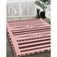 thumbnail image 3 of Ahgly Company Machine Washable Indoor Rectangle Transitional Pink Area Rugs, 2' x 5', 3 of 7