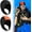 Black, Black Orange, variant on Jointown 2 Pcs Neoprene Diving Hood Thermal Wetsuit Hood Cap Swim Caps with Chin Straps Snorkeling Neoprene Surf Beanie 2.5 mm Diving Headgear for Men Women Sailing Water Sports