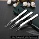 thumbnail image 1 of Acne blackhead acne clip set pointed elbow nail tweezers grafting eyelash curler 3-piece set, 1 of 4