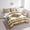 Wheat White, variant on Erosebridal Boho Bohemian Bedding Sets King Size,Brown Wheat Bed in a Bag King size,Ultra Soft Reversible Bedding King Size,Aztec Decor,7 Pieces