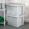thumbnail image 3 of Sterilite Tuff1 18 Gallon Plastic Storage Tote Container Bin w/ Lid, 24 Ct, 3 of 7