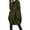 Green, variant on Women's Hooded Pocket Sweatshirt Zipper Mid Length Loose Jacket Solid Color Hoodie Plus Size Coats for Women Black 5XL
