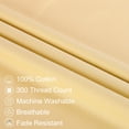 thumbnail image 3 of PiccoCasa Body Pillowcase 300 Thread Count Egyptian Cotton Pillowcase, 20"x72", Apricot, 3 of 8