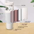 thumbnail image 3 of SHETINAR 30 oz Stainless Steel Thermos, Travel 2-in-1 Lid and Straw, Double Wall Insulated, Spill-Proof Lid, Perfect for Hot and Cold Drinks,Pink, 3 of 9