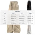 thumbnail image 3 of hlysgo Mens Baggy Cargo Pants Trendy Casual Parachute Pant Loose Fit Harem Joggers Streetwear with Pockets Dark Gray,4xL, 3 of 6