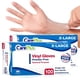 thumbnail image 1 of Guantes de vinilo CARE PLUS transparentes, tamaño extra grande, 200 unidades, 1 of 8