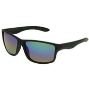 Panama Jack Polarized Classic Color Mirror Sunglasses w/ Black Cord, 100% UVA-UVB Protection