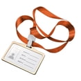 thumbnail image 3 of Labymos Horizontal Transverse Aluminum Alloy ID Name Card Case Business Work Card Badge Holder with, 3 of 6
