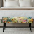 thumbnail image 5 of CHAQLIN Dustproof Bench Seat Cushion Covers for Living Room Hotel, Polyester Spandex Fabric Easy Install Bench Seat Cover with Anti Abrasion, 5 of 9