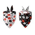 thumbnail image 1 of 2 Pack Bandana d'Halloween Compatible avec Chiens, Bavoirs triangle Foulard pour Animaux Compatible avec Chiens, 1 of 5