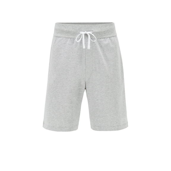 Boss Men's Loungewear shorts in cotton with contrast tape and logo