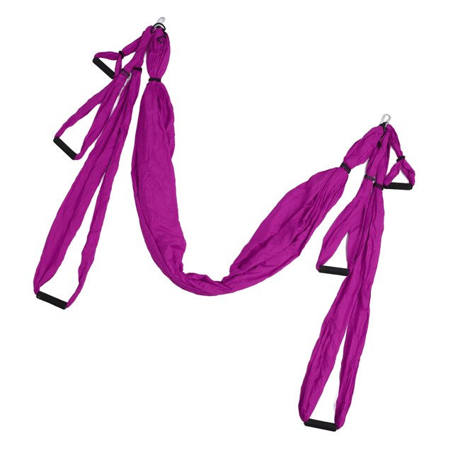 Ensemble de Balançoire de Yoga Aérien, Kit de Hamac de Yoga Trapèze Réglable Anti-Gravité, Ensemble de Sangle Volante Aérienne pour Inversion Extérieure et Intérieure Améliore Votre Flexibilité Kit de Démarrage de Yoga