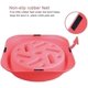 thumbnail image 4 of Comedero lento para perros con alimentación lenta, diseño antideslizante, divertido, interactivo, para perros (rosa), 4 of 5