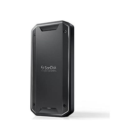 SanDisk Professional - PRO-G40 SSD 2TB External Thunderbolt 3 and USB-C NVMe Portable SSD - Black