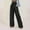 Black, variant on Idoravan Women's Plus Size Pants Womens Loose Wide Leg Pants Cotton Linen Trousers Straight Pants Casual Pants