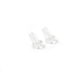 thumbnail image 4 of Geesatis 100 tornillos de plástico acrílico transparente para PC con tuerca, tornillos para apretar, píldoras de acrílico transparente, tornillo cruzado para apretar a mano, antideslizante, M3 x 10 mm, 4 of 4