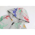 thumbnail image 4 of Staki Boys Hoodies Dinosaur Toddler Boys Jacket Kids Sweatshirts Long Sleeve Hooded Shirts 3-12Y(Gray,4-5 Years), 4 of 9