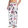thumbnail image 2 of Balery Men'S Sailing Marine Travel Pants,Sleepwear Pants,Pajama Pants,Pj Bottoms Drawstring And Pockets-Xx-Large, 2 of 9