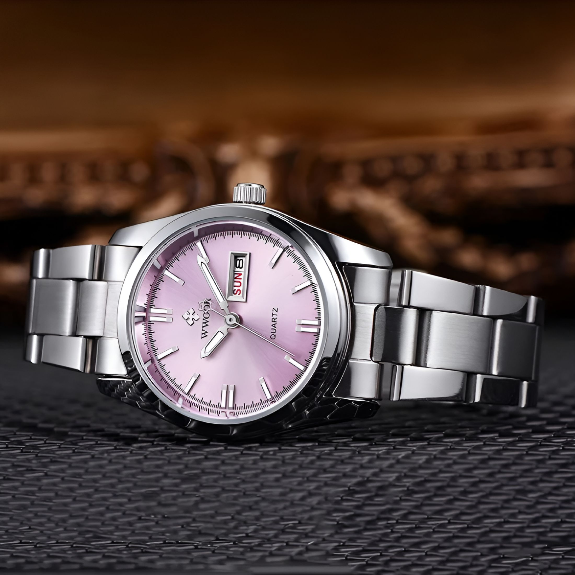 DESIGNICE Ladies Dress Watches Easy Reader Womens Small Face Dial Waterproof Analog Quartz