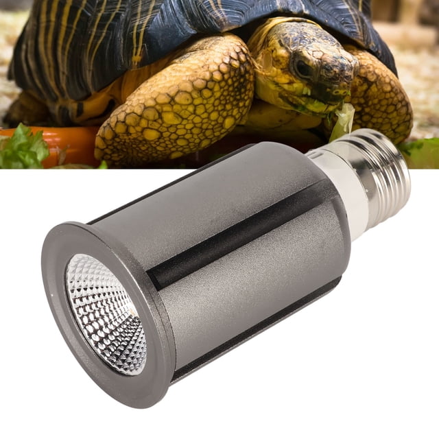 Reptile Heat Lamp, UVA UVB LED Reptile Light All In One Heat Lamp Heater Light Replacement Bulbs Reptile Basking Spot Lamp For Aquarium Lizard 110V 3W