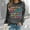 Dark Gray, variant on Women Oversize Sweatshirts Long Sleeve Crewneck Letter Printed Lightweight Loose Sweatshirts Blouse Top Hoodie Top Juniors Oversized Sweatshirts Cold Weather Hoodies Women Lined Hoodies for Women