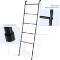 thumbnail image 6 of Set of 2 Blanket Ladder Bathroom Towel Ladder Rack Leaning Towel Storage Holder, 6 of 8