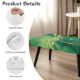 thumbnail image 6 of Psesaysky Soft Dining Room Bench Slipcover, Green Gold Marble Star Polyester Spandex Fabric, Anti Dust Washable Bench Protector for Dining Room Home, 6 of 7