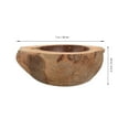 thumbnail image 3 of KAKOWELY Coconuts Shell Candle Bowl Multifunction Food Bowl Natural Coconuts Shell Fruits Bowl Candle Cup,7.09"X5.91"X2.36", 3 of 4