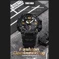 thumbnail image 2 of SKMEI 1965 Men Watch Professional 30M Resistant Double Display Double Movements GMT Time Multifunctional Luminous Digital Watch, 2 of 7