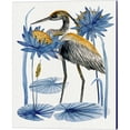 thumbnail image 2 of Great Art Now Heron Pond by Melissa Wang 2 Piece Canvas Art Set Each 12"W x 15"H, 2 of 3
