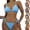 Orange, variant on Jacenvly Bikini Swimsuits for Women Clearance Breathable Swimsuit Metal Accessories Hollowed Out Bikini Solid Color Breast Wipe Strap Swimsuit Multicolor New Style Beach Dresses Casual Summer Orange