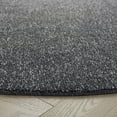 thumbnail image 3 of SAFAVIEH River Randa Solid Polyester Area Rug, Charcoal, 6'7" x 6'7" Round, 3 of 8
