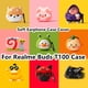 thumbnail image 2 of Para Realme Buds T100 Funda Marea Fresca De Dibujos Animados De Auriculares Suave, 2 of 4