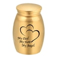thumbnail image 1 of Urna de Metal para cenizas de perros y gatos, regalo de recuerdo, caja de recuerdo conmemorativa duradera, urna funeraria Premium, urna de cremación Oro, 1 of 8