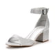 thumbnail image 1 of Sandalia DREAM PAIRS Tacón Grueso 5.6 cm Hebilla Ajustable Plata, 1 of 6