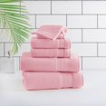 thumbnail image 1 of hometrends Solid Bath Towel 6-Piece Set, Pink, 1 of 6